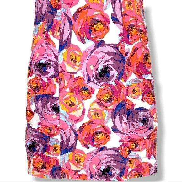 Nanette Lepore Candy Girl Floral Mini Dress Rose - Picture 4 of 8